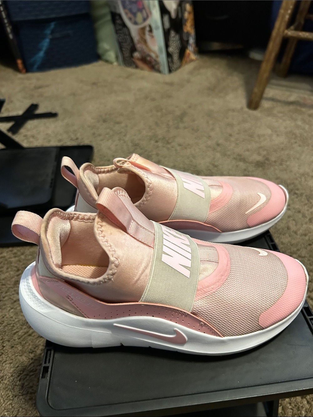 Nike Women’s Pink Slip-On Athletic Sneakers